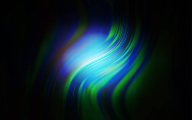 Koyu mavi vektör soyut parlak desen.