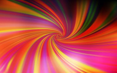 Açık Kırmızı, Sarı vektör bulanık parlak şablon.