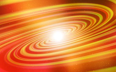 Astronomik yıldızlarla Hafif Turuncu vektör arka planı.