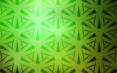 Açık Yeşil vektör düzeni çizgiler, üçgenler.