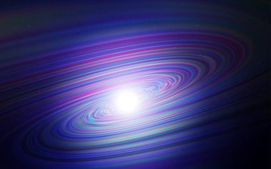 Koyu mavi vektör arka plan astronomi yıldız ile.