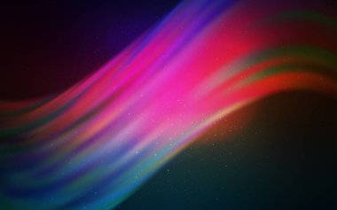 Uzay yıldızları ile koyu çok renkli vektör şablonu.