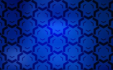 Wry çizgileri ile koyu mavi vektör şablonu.