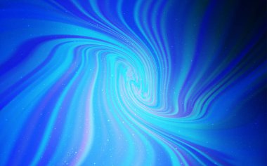 Gökada yıldız ışık mavi vektör arka plan.