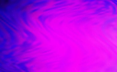 Açık mor, pembe vektör uzay yıldızları ile şablon.