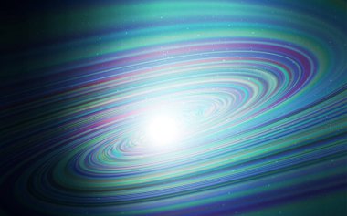 Koyu mavi vektör arka plan gökada yıldız ile.