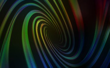 Kozmik yıldız düzeniyle karanlık çok renkli vektör.