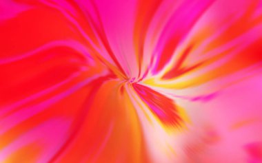 Açık Kırmızı, bükülmüş çizgilerle sarı vektör dokusu.