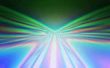 Açık Mavi, çizgileri olan yeşil vektör şablonu.