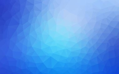 Açık BLUE vektör çokgen arkaplan.