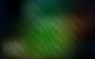 Düz çizgileri olan koyu yeşil, kırmızı vektör arkaplan.