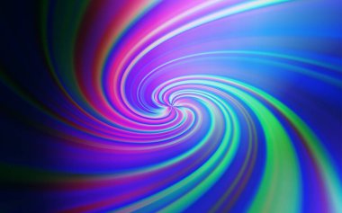 Koyu pembe, bükülmüş çizgileri olan mavi vektör şablonu.