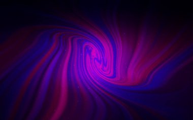 Samanyolu yıldızlarıyla koyu mor vektör dokusu.