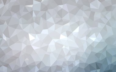 Açık Gri vektör parlayan üçgen zemin.