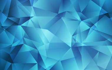 Hafif BLUE vektör soyut mozaik arkaplan.