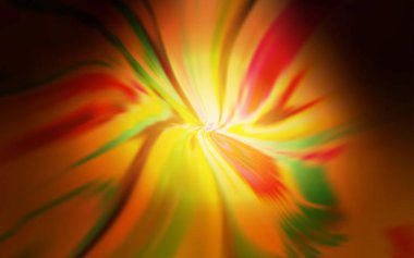 Bükülmüş çizgileri olan koyu turuncu vektör arkaplanı.