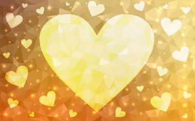 Shining kalpli Açık Turuncu vektör arka plan.