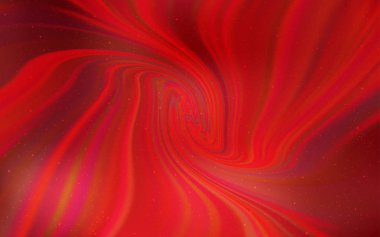 Gece gökyüzü desenle ışık kırmızı vektör yıldız.