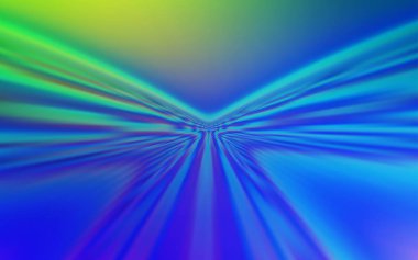 Açık Mavi, Wry çizgileri ile yeşil vektör düzeni.