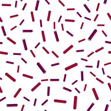 Koyu Mavi, Kırmızı vektör sorunsuz, düz çizgilerle izometrik arka plan.