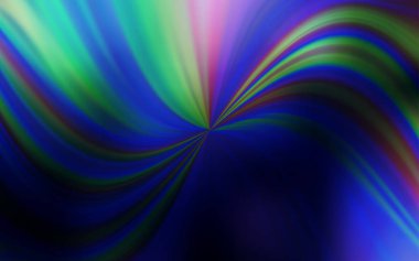 Koyu mavi vektör bulanık ve renkli desen.