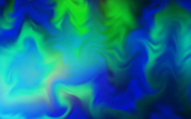 Açık Mavi ve Yeşil vektör parlak şablonu bulanıklaştırdı.