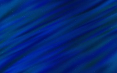 Koyu mavi vektör arka plan gökada yıldız ile.