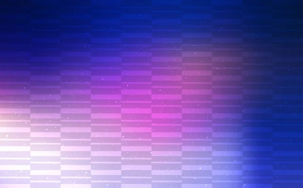 Dunkelrosa, blauer Vektorhintergrund mit Streifen. — Stockvektor