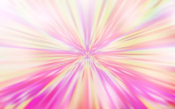 Ljusrosa, Gul vektor glänsande abstrakt bakgrund. — Stock vektor