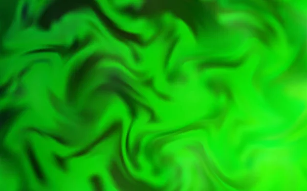 Světle zelená vektor rozmazané lesk abstraktní textury. — Stockový vektor