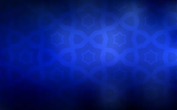 Textura vectorial azul oscuro con hermosas estrellas. — Vector de stock