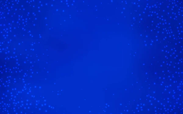 Licht blauwe vector layout met kosmische sterren. — Stockvector