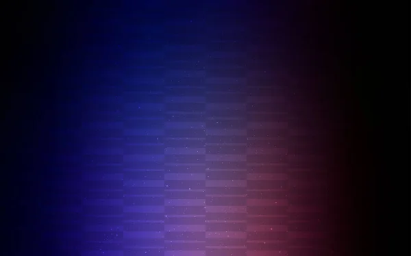 Dunkelrosa, blaue Vektortextur mit farbigen Linien. — Stockvektor