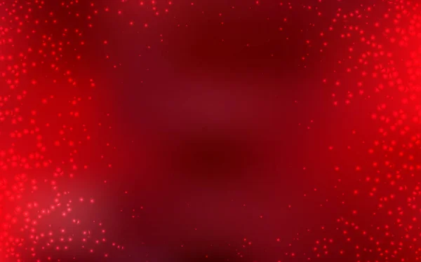 Fondo vectorial rojo oscuro con estrellas astronómicas . — Vector de stock