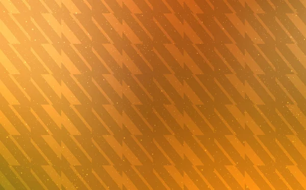 Modèle vectoriel orange clair avec des lignes pointues . — Image vectorielle