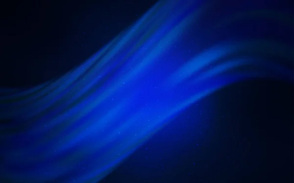 Donker blauwe vector achtergrond met astronomische sterren. — Stockvector