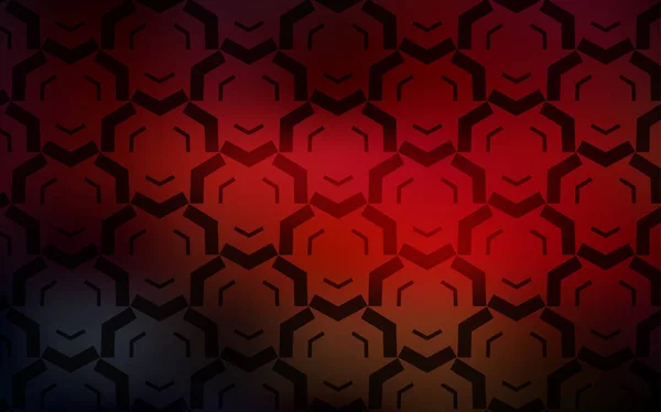 Fondo vector rojo oscuro con líneas curvas. — Vector de stock