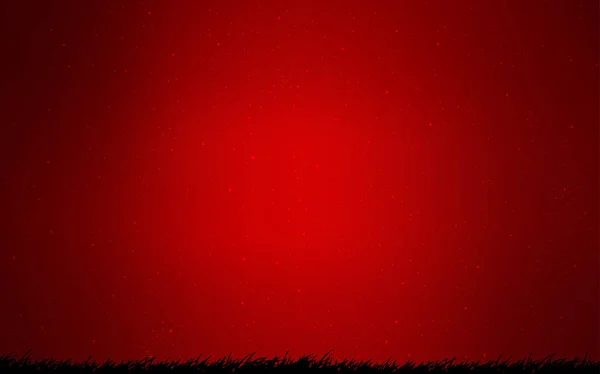 Fundo vetorial vermelho escuro com estrelas galáxias . — Vetor de Stock