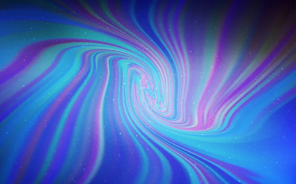 Luce BLU texture vettoriale con stelle della Via Lattea . — Vettoriale Stock