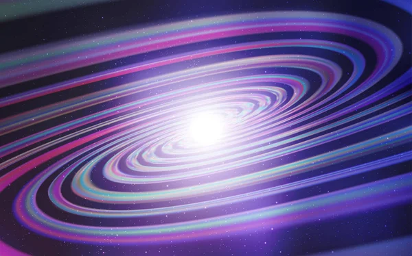 浅紫色向量背景与星系星. — 图库矢量图片