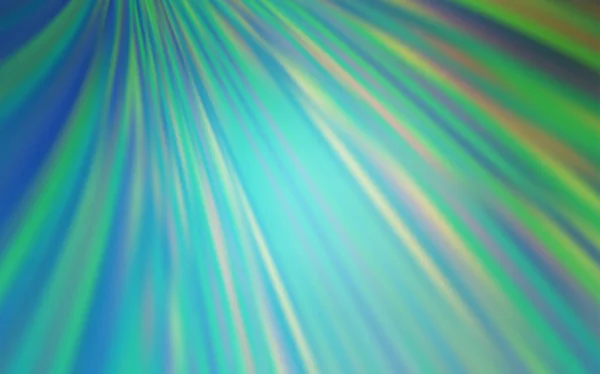 Azul claro, vector verde fondo abstracto colorido. — Vector de stock