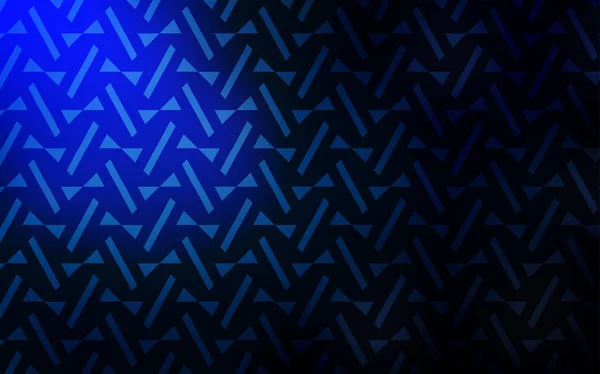 Modèle vectoriel bleu foncé avec style polygonal. — Image vectorielle