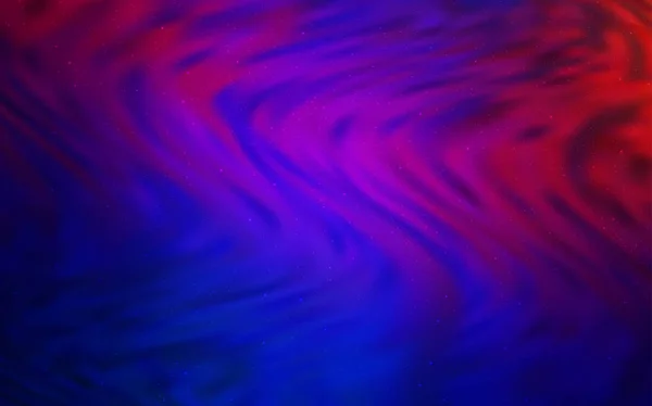 Ανοιχτό μπλε, κόκκινο διάνυσμα φόντο με αστρονομικά αστέρια. — Διανυσματικό Αρχείο