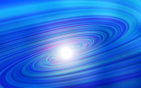 Fond vectoriel bleu clair avec étoiles de galaxie . — Image vectorielle