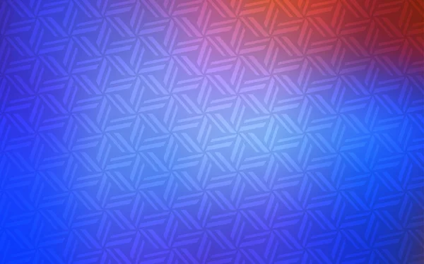 Bleu clair, Modèle vectoriel rouge avec cristaux, triangles. — Image vectorielle