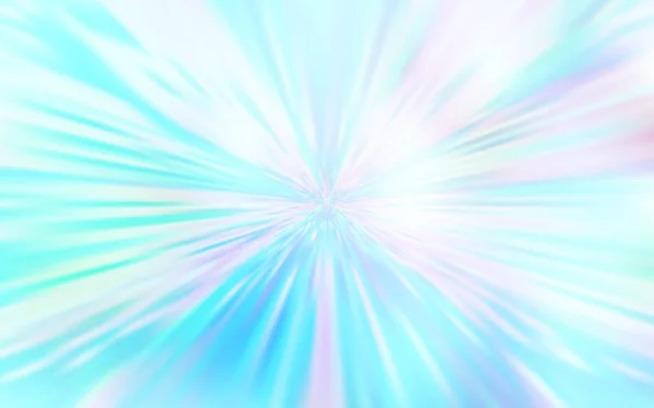 Licht blauw vector wazig glans abstract sjabloon. — Stockvector
