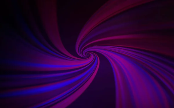 Темно-фіолетовий векторний візерунок з вигнутими лініями . — стоковий вектор