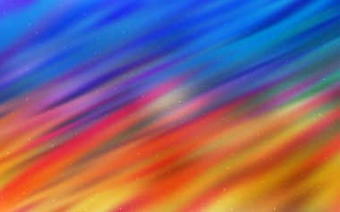 Açık Mavi, Kozmik yıldızlarla sarı vektör düzeni.