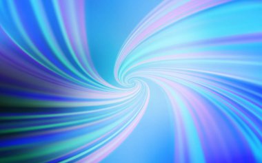 Eğri çizgileri olan hafif BLUE vektör şablonu.