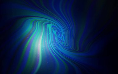 Koyu mavi vektör arka plan gökada yıldız ile.